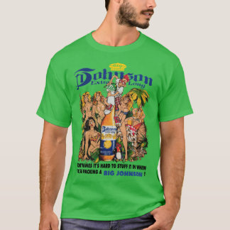 Big Johnson Printed Back Unise girl retro T-Shirt