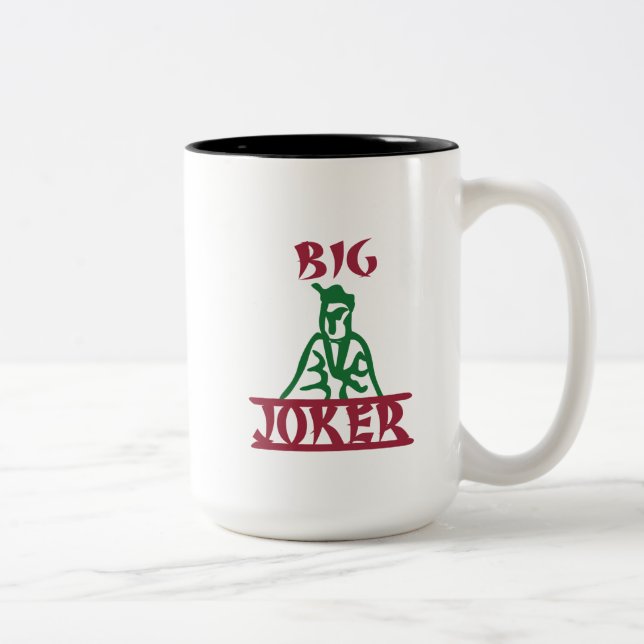 Big Joker Mah Jong Mug (Right)