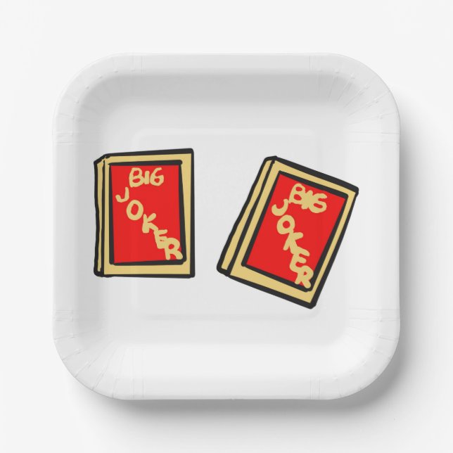 Big Joker Paper Plate (Front)