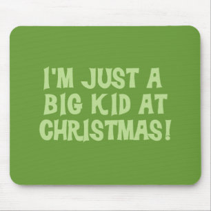 Big Kid at Christmas Tshirts and Gifts Mouse Mat