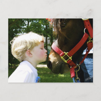 big kiss postcard