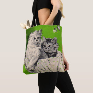 big kitten little kitten tote bag