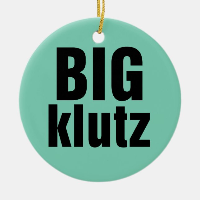 Big Klutz Ceramic Tree Decoration (Front)