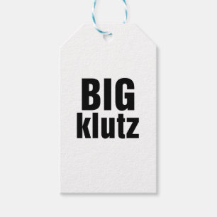 Big Klutz Gift Tags