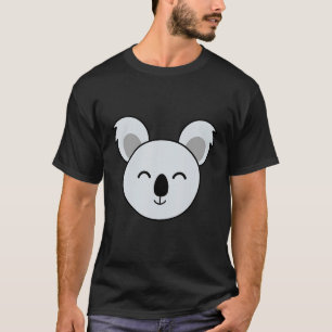 Big Koala Face Costume Cute Easy Animal Halloween T-Shirt