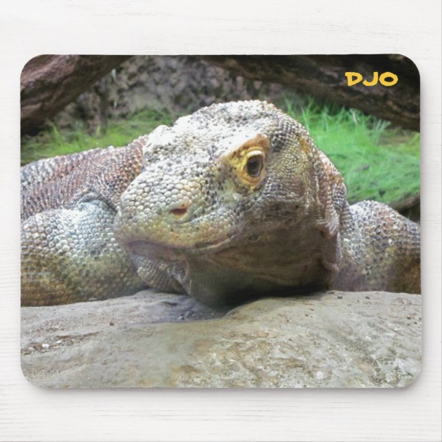 Big Komodo Dragon Mouse Mat (Front)