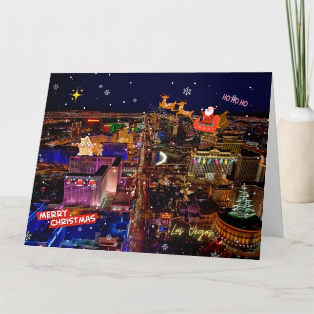 BIG Las Vegas Christmas Card (Front)