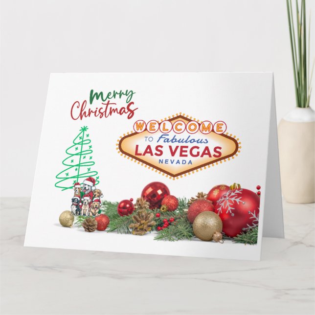 BIG Las Vegas Christmas Card (Front)