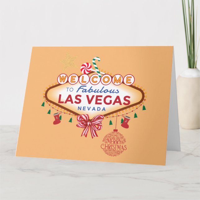 BIG Las Vegas Christmas Card (Front)