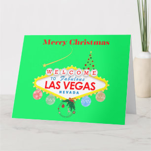 BIG Las Vegas Christmas Card