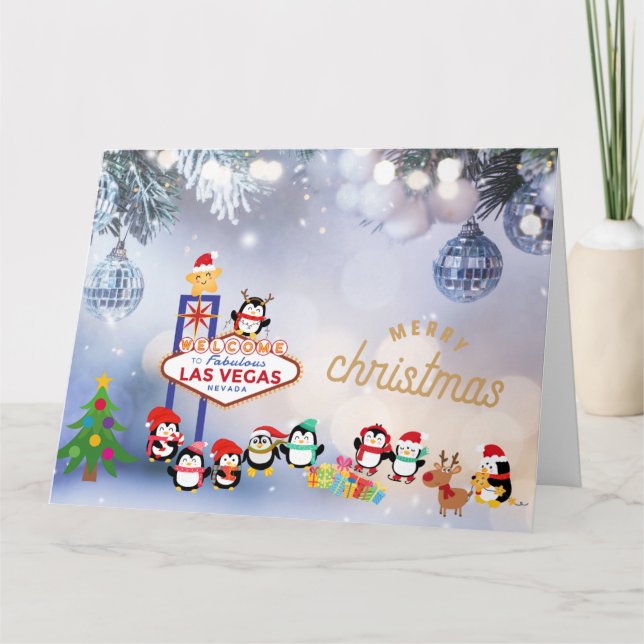 BIG Las Vegas Christmas Card (Front)