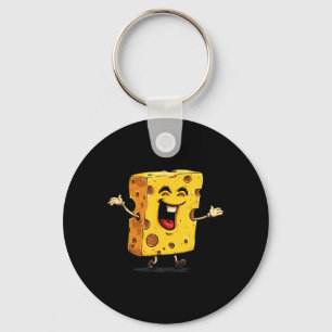 Big Laughing Cheese Key Ring