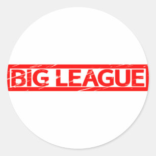 Big League Stamp Classic Round Sticker