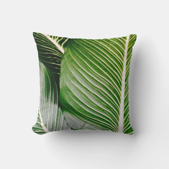 Big Leaves Pillow (Front)