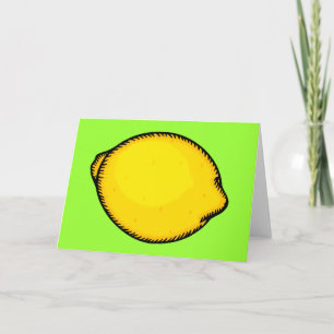 Big Lemon Card