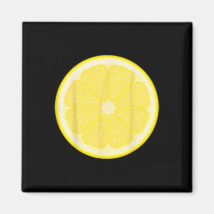 Big Lemon Sliced Costume Cute Easy Fruit Halloween Magnet
