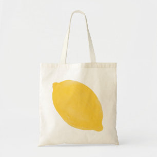 Big Lemon Tote Bag - Illustration