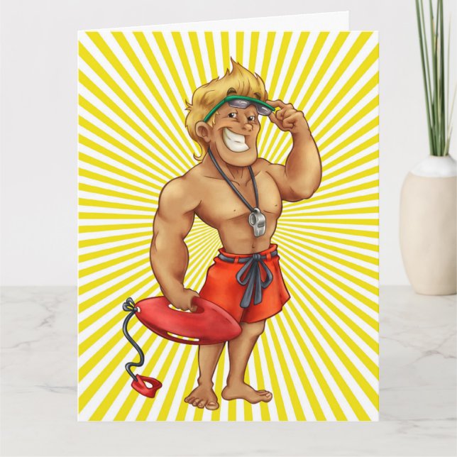 BIG (Lifeguard) Greeting Card - SRF (Front)