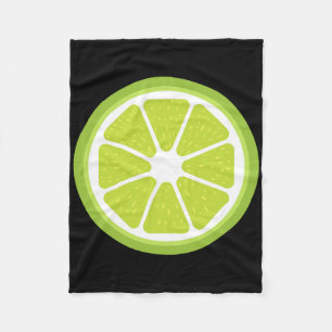 Big Lime Sliced Costume Cute Easy Fruit Halloween Fleece Blanket