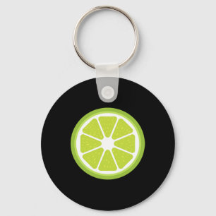 Big Lime Sliced Costume Cute Easy Fruit Halloween Key Ring