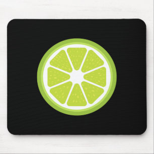 Big Lime Sliced Costume Cute Easy Fruit Halloween Mouse Mat