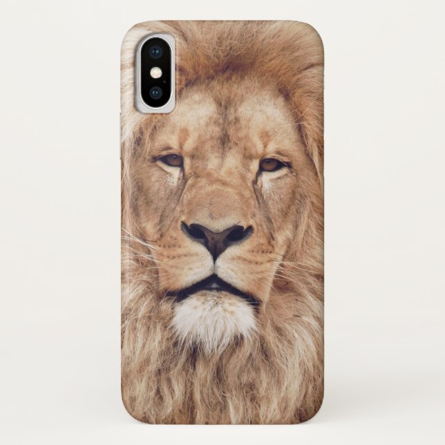 Big Lion Cat King of Africa Case-Mate iPhone Case (Back)