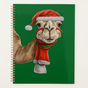 Big-Lipped Bactrian wearing Funny Seasonal Design Planner