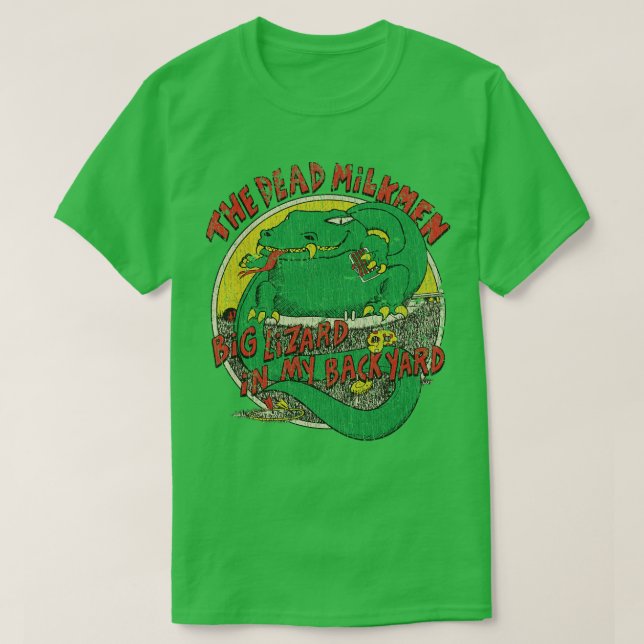 Big Lizard in My Backyard 1985 T-Shirt (Design Front)
