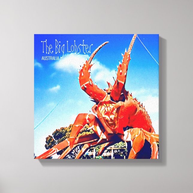 Big Lobster South Australia travel Canvas Print (Front)
