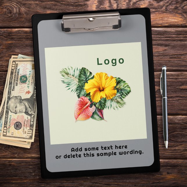 Big Logo Company Brand Grey Clipboard (Creator Uploaded)
