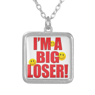Big Loser Life Silver Plated Necklace