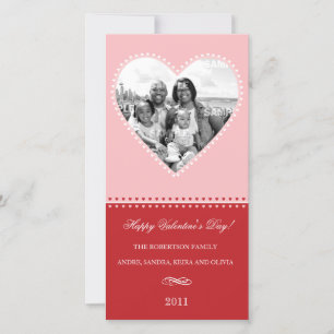 Big Loving Heart Photo Card