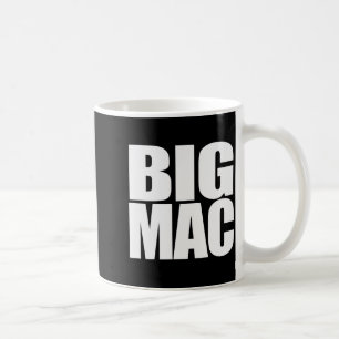 Big Mac Cool Unique And Funny Black White Coffee Mug