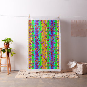 BIG MAMA colourful pattern + your ideas Fabric