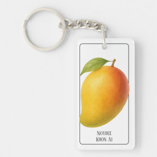 Big Mango, Sweet Fruit and Name Key Ring