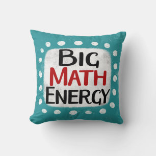 Big Math Energy Throw Pillow