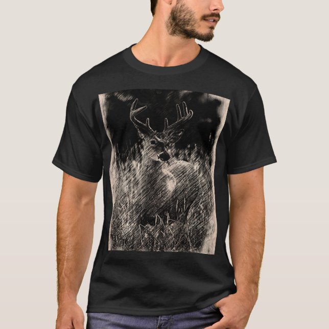 Big Meadows Buck Men's T-Shirt (Front)