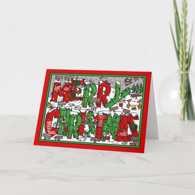 Big Merry Christmas Card (Front)