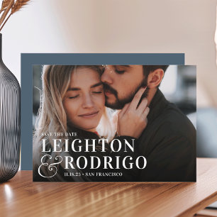 Big Moment Full Photo Wedding Save The Date