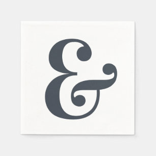 Big Monogram Modern Simple Napkin