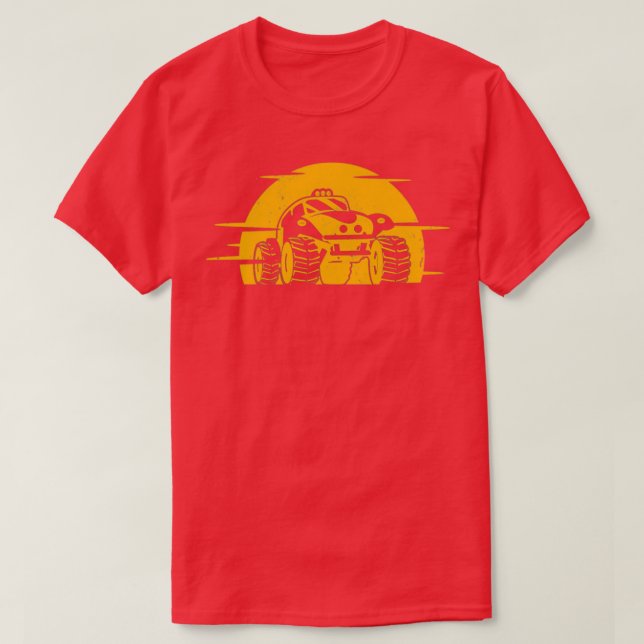 Big Monster Truck Yellow 2 T-Shirt (Design Front)