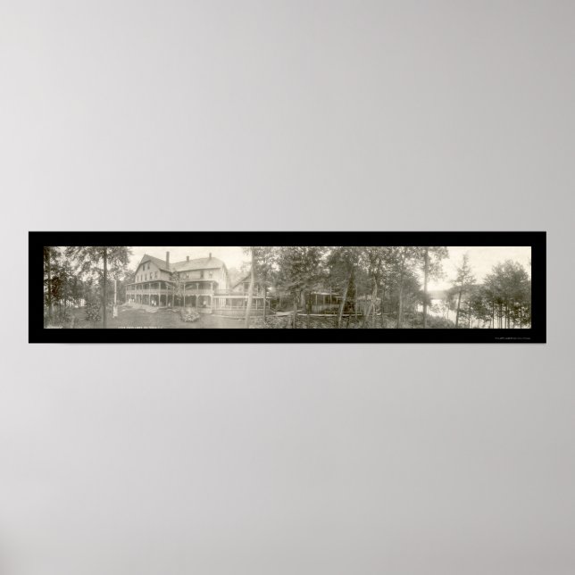 Big Moose, New York Photo 1911 Poster (Front)