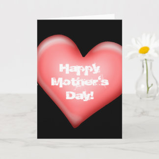 Big Mother's Day Heart Card
