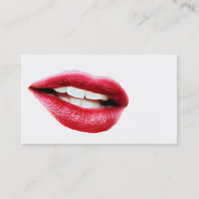 big mouth business card (Front)