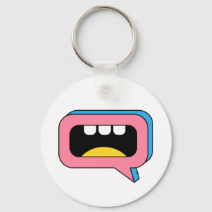 big mouth key ring