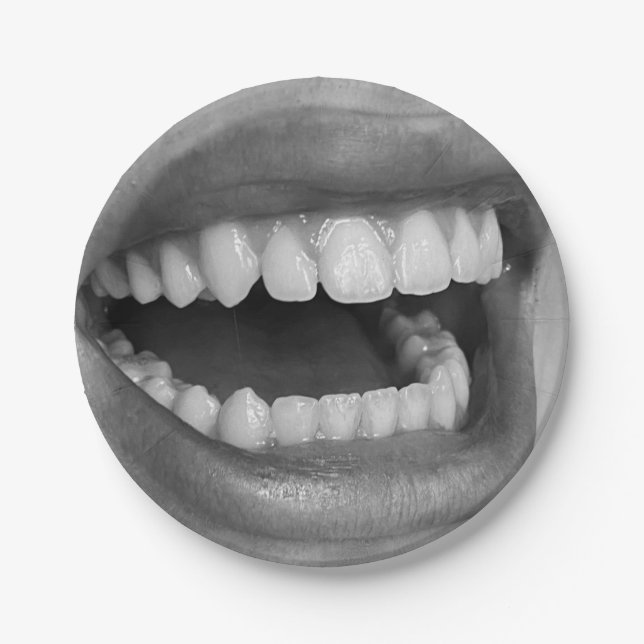 Big Mouth Paper Plate (Front)