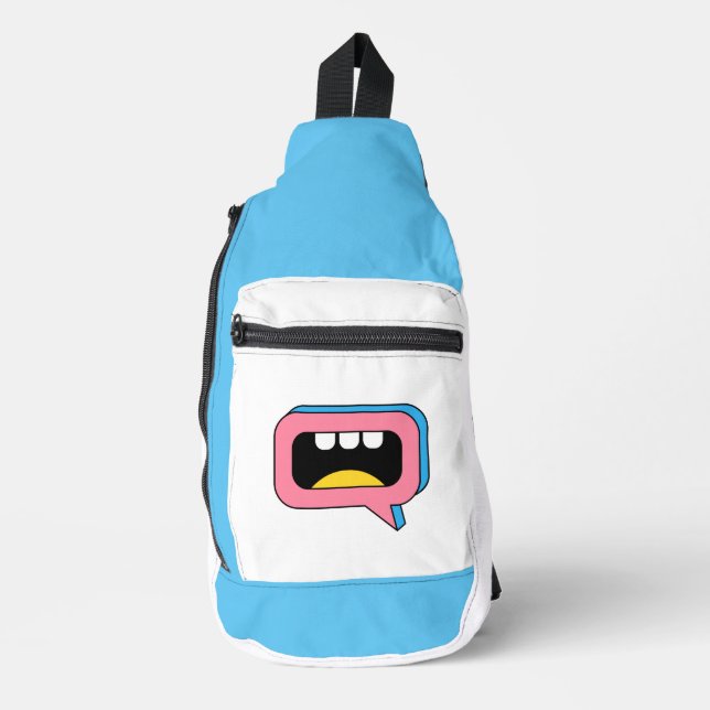 big mouth sling bag (Front)
