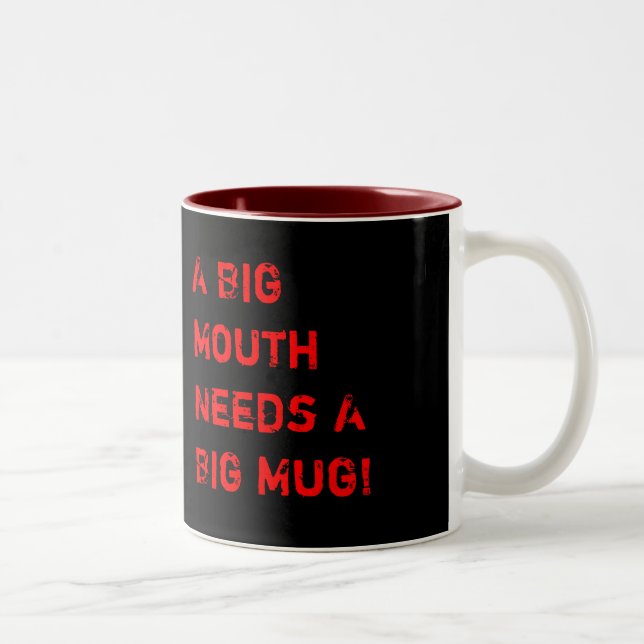Big Mouth Two-Tone Coffee Mug (Right)