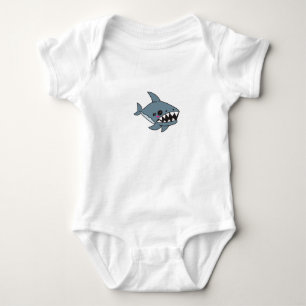 Big Mouthed Shark Baby Top