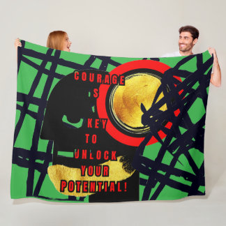 BIG MOVES Fleece Blanket